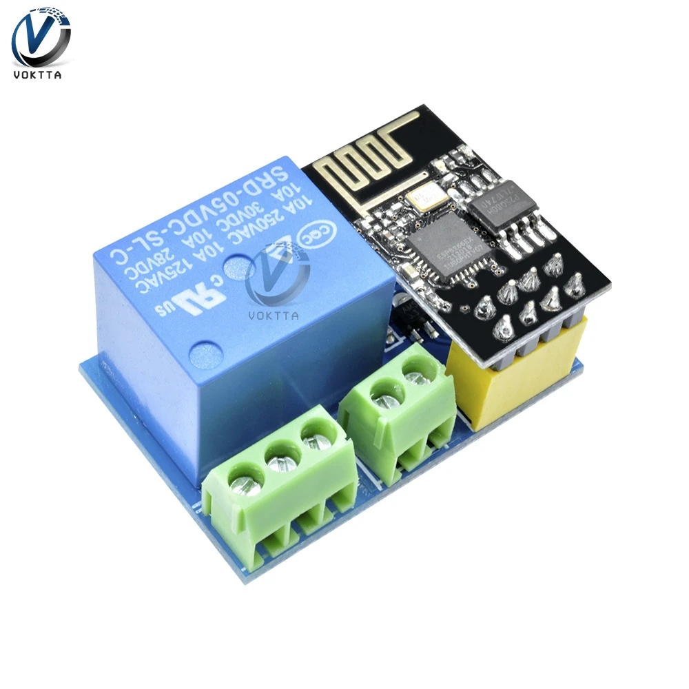 Реле Wi Fi 5 в с ESP8266 Женский беспроводной модуль для дистанционного управления