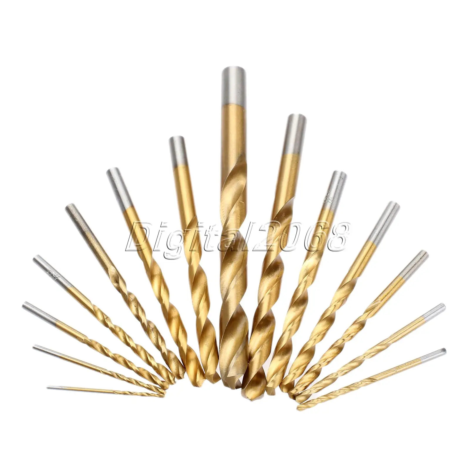 

99pcs/set Titanium Coated HSS Twist Drill Bit Set Woodworking Power Tools Drill High Speed Steel Drill Accessories 1.5mm-10mm