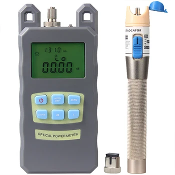 

Fiber Optical Power Meter -70dBm~+10 dBm and VFL 1mW Optical Fiber Laser Visual Fault Locator