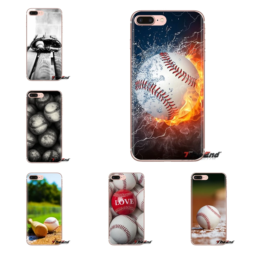 Baseball ball american Sport For Xiaomi Mi3 Samsung A10 A30 A40 A50 A60 A70 Galaxy S2 Note 2 Grand Core Prime Silicone Cover Bag |