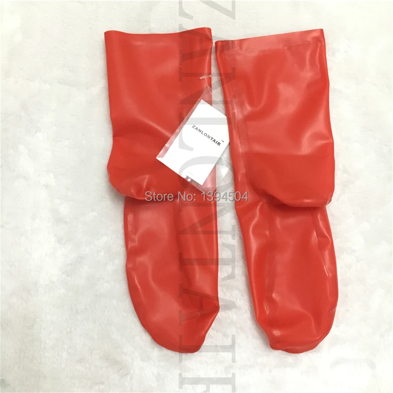 2019 Top Fashion Limited tight Lingerie Sexy Short Sockings Women handmade Latex boots lean Socks F
