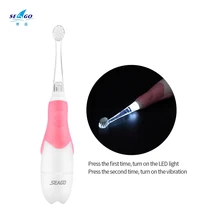 Звуковая вибрация электрическая зубная щетка Мультяшные Детские зубные щетки уход за зубами Очищение ротовой полости отбеливание зубов Зубная Щетка