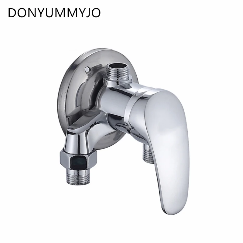 

DONYUMMYJO 1pc Wall Mounted Triangular Shape Bathroom Shower Faucet Hot and Cold Tap