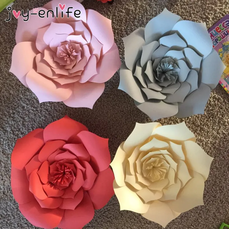 JOY-ENLIFE 1 шт. 30 см/40 см DIY Бумага цветы фон декоративные искусственные цветы украшения на свадьбу на день рождения вечерние украшения дома