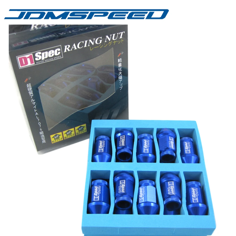 Xpower 20 шт/комплект универсальные D1 SPEC JDM RACING 40 мм Колесные гайки M12X1.25 подходят для