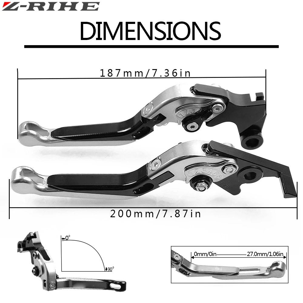 Для YAMAHA MT 03 MT03 2015 2016 2017 2018 аксессуары для мотоциклов CNC Складные Выдвижные