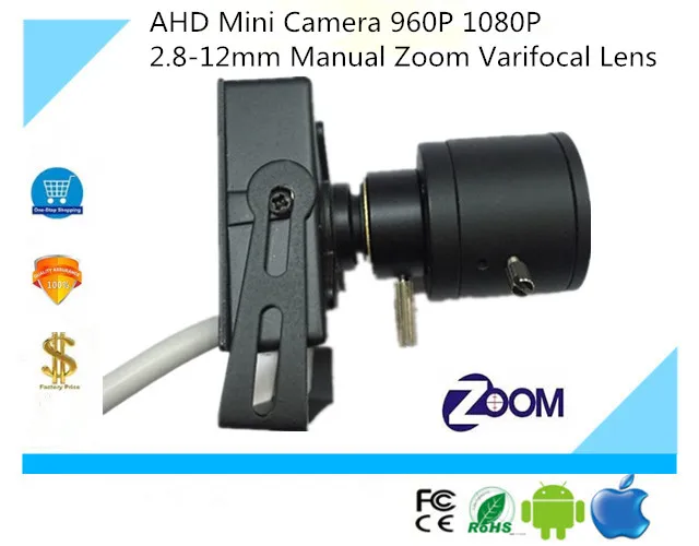 bilder für Luckertech AHD/XVI Mini Box Kamera 720 P 1080 P FullColor Vision metall 2,8-12mm Manueller Zoom Vario-objektiv UTC Koaxial CCTV bilder für Luckertech AHD/XVI Mini Box Kamera 720 P 1080 P FullColor Vision metall 2,8-12mm Manueller Zoom Vario-objektiv UTC Koaxial CCTV