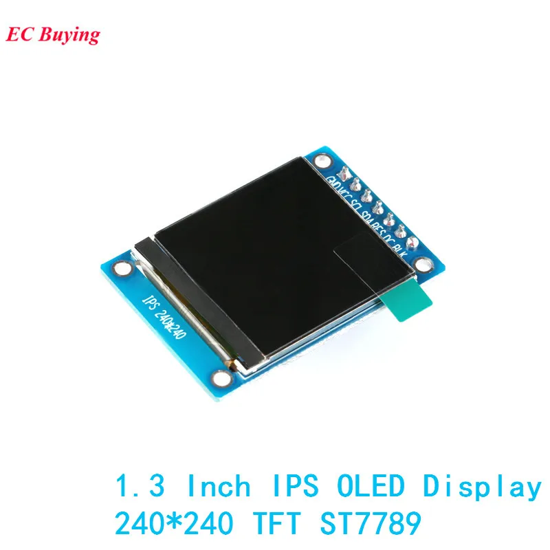 1,3 дюйма ips OLED Дисплей модуль 240*240 RGB TFT для Arduino DIY ЖК-дисплей доска ST7789 7Pin 4-провод электронного