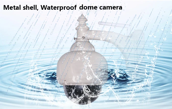  WANSCAM Plug Play Wireless WiFi Pan/Tilt Rotate IR Cut Motion Detection Outdoor Waterproof Dome Network Internet IP Camera 