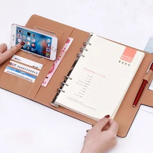 Loose-leaf notebook student a5 detachable thickened notepad b5 business work notebook