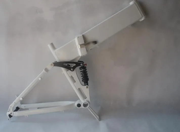 Discount 26*17inch  Folding   Electric  Mountain bike folding  frame  26er  MTB frame  soft tail  frame with  Battery case 2 Discount 26*17inch  Folding   Electric  Mountain bike folding  frame  26er  MTB frame  soft tail  frame with  Battery case 2