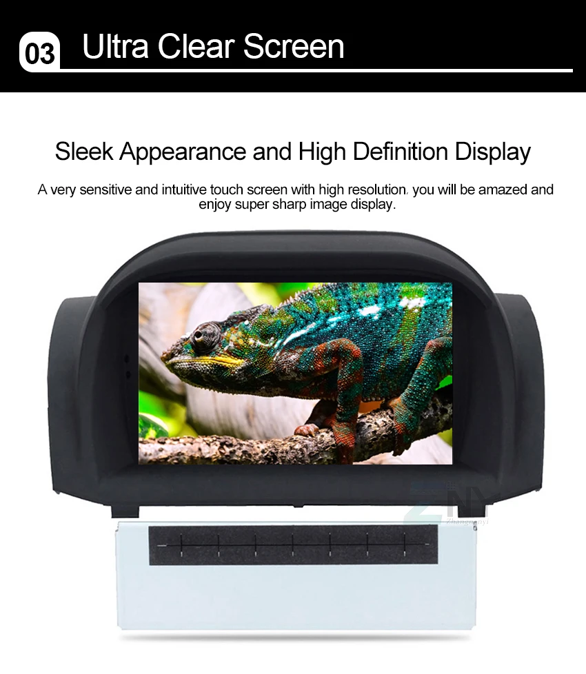Discount 7" HD Android 8.1 Car GPS Stereo For Ford Fiesta 2013 2014 2015 2016 Auto DVD Audio Radio FM WiFi Navigation Free Backup Camera 5