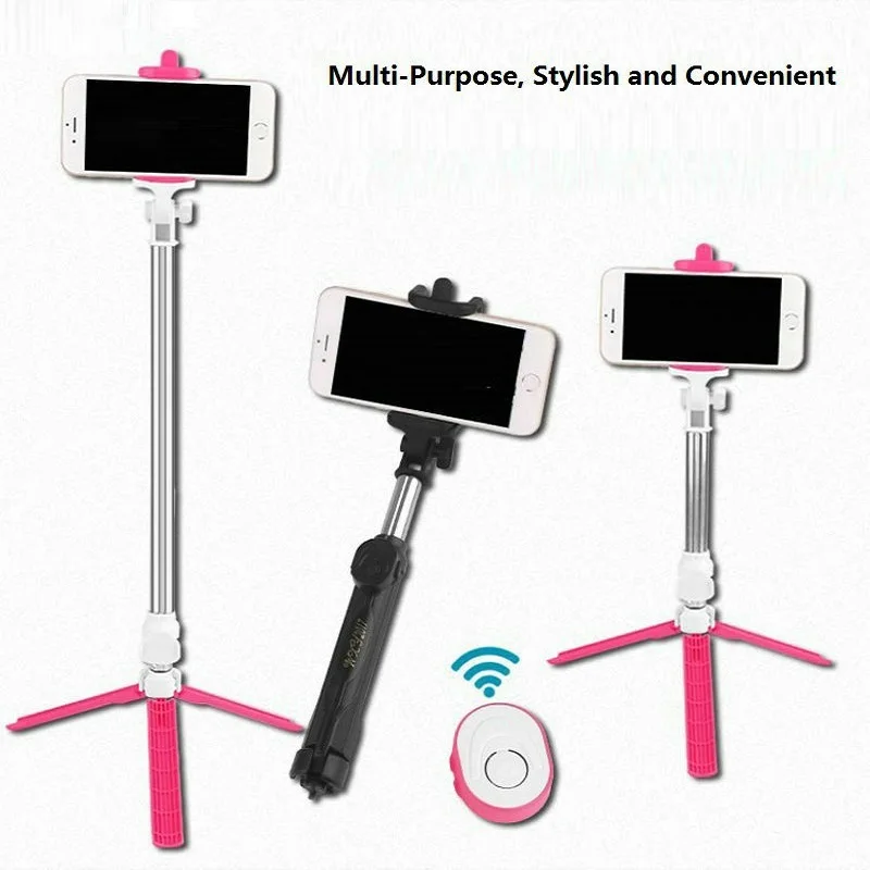 

JOYTOP New Bluetooth Remote Universal Selfie Stick Mini Monopod Tripod Palo Extendable selfie stick For iphone Android Sticks