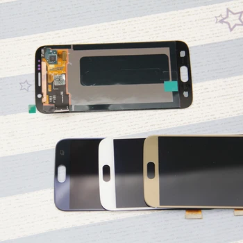 

Display for SAMSUNG Galaxy S6 G920 G920F Touch Screen Digitizer Replacement LCD For S6 G920 Black White Gold