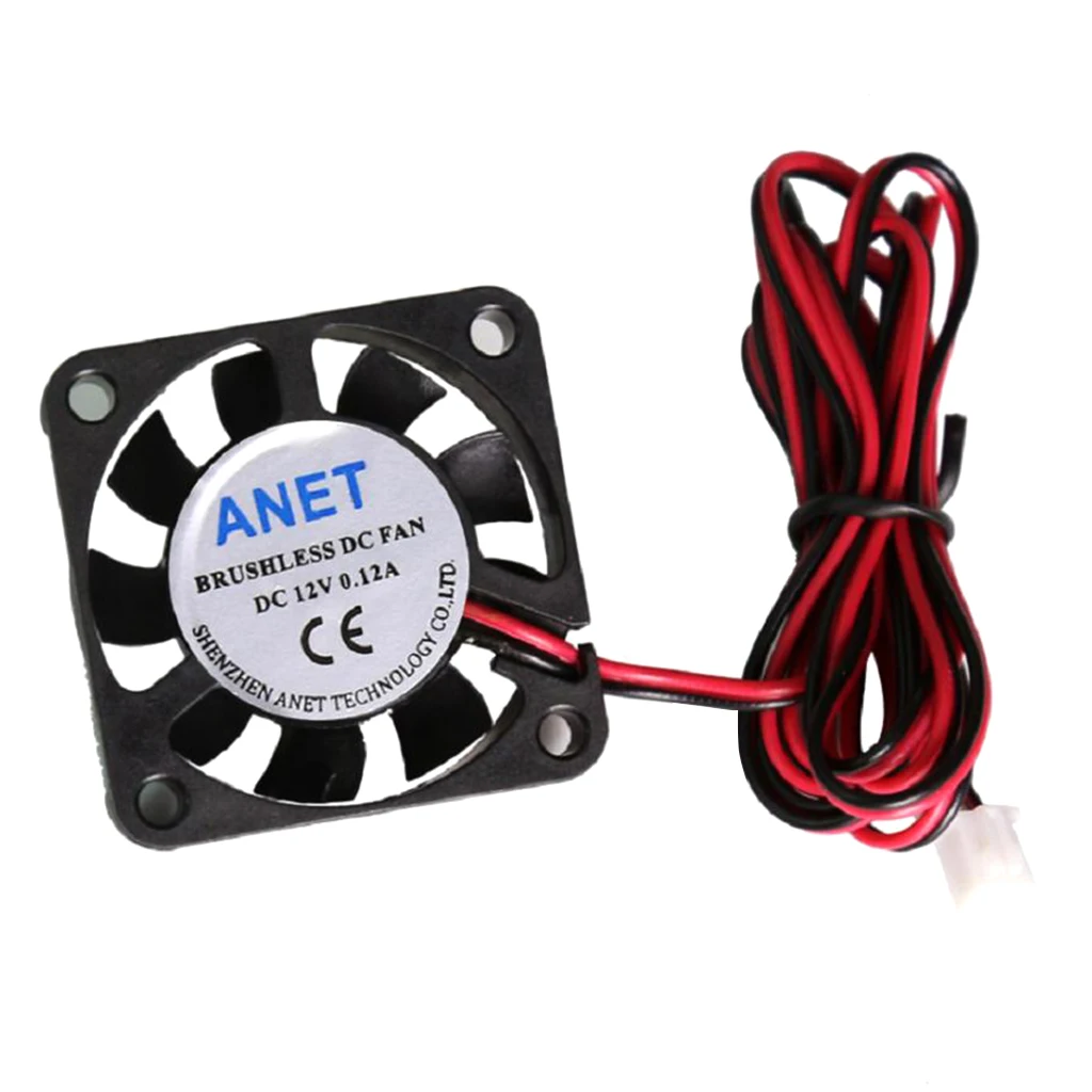 Ultra-silent 12V 40mmx40mmx10mm 4010 DC Brushless Cooling Fan for 3D Printer