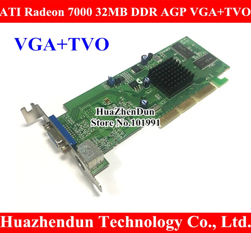 

Free shipping Brand New Sapphire ATI Radeon 7000 32M DDR VGA/TVO AGP Video card Low Profile Warrantly: 1 years