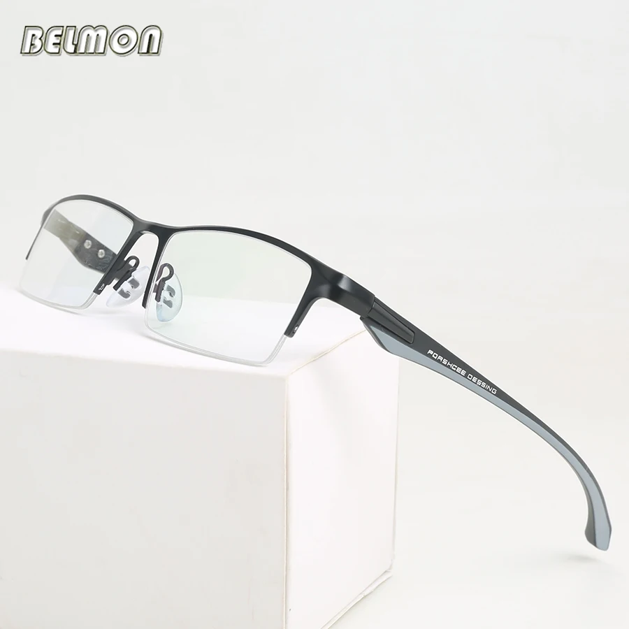 Tanie Okulary ramka mężczyźni Nerd komputer optyczne okulary dla osób z krótkowzrocznością ramka do okularów dla mężczyzn przezroczyste soczewki 0 okulary RS148