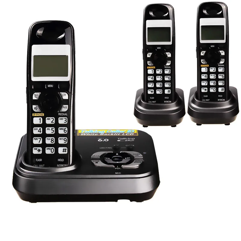 1.9 GHz Dect 6.0 Call ID Digital Cordless Phone With