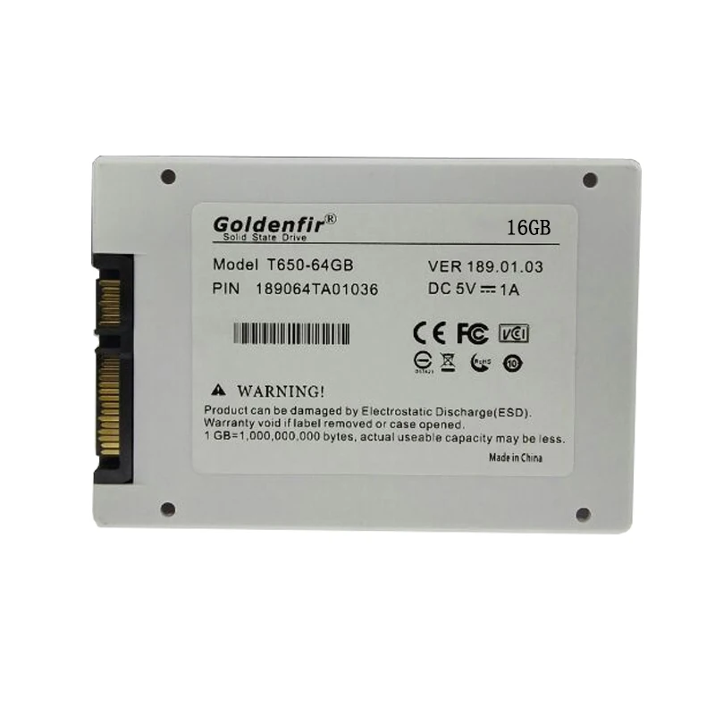 Goldenfir ssd 2,5, 16 ГБ, 32 ГБ, 64 ГБ, 128 ГБ, 256 ГБ, 512 ГБ, ноутбук, Жесткий драйвер, ssd диск для ноутбука, Жесткий драйвер, Твердотельный