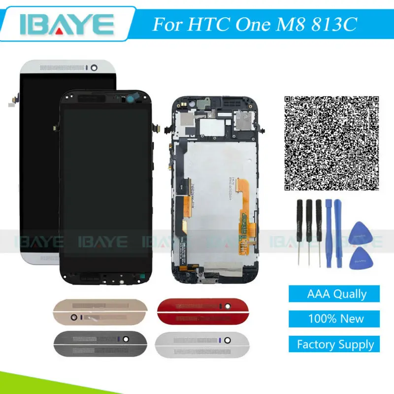 Prix pour Plein Écran Pour HTC One M8 Écran lcd + Écran Tactile Digitizer Assemblée-Cadre Pour HTC One M8 813C Remplacement De Réparation partie Prix pour Plein Écran Pour HTC One M8 Écran lcd + Écran Tactile Digitizer Assemblée-Cadre Pour HTC One M8 813C Remplacement De Réparation partie
