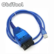 ObdTooL Obd2 Diagnostic Cable for Fiat VAG USB Interface Car Ecu Scan Tool Adapted to Include 4 Way Switch LR15