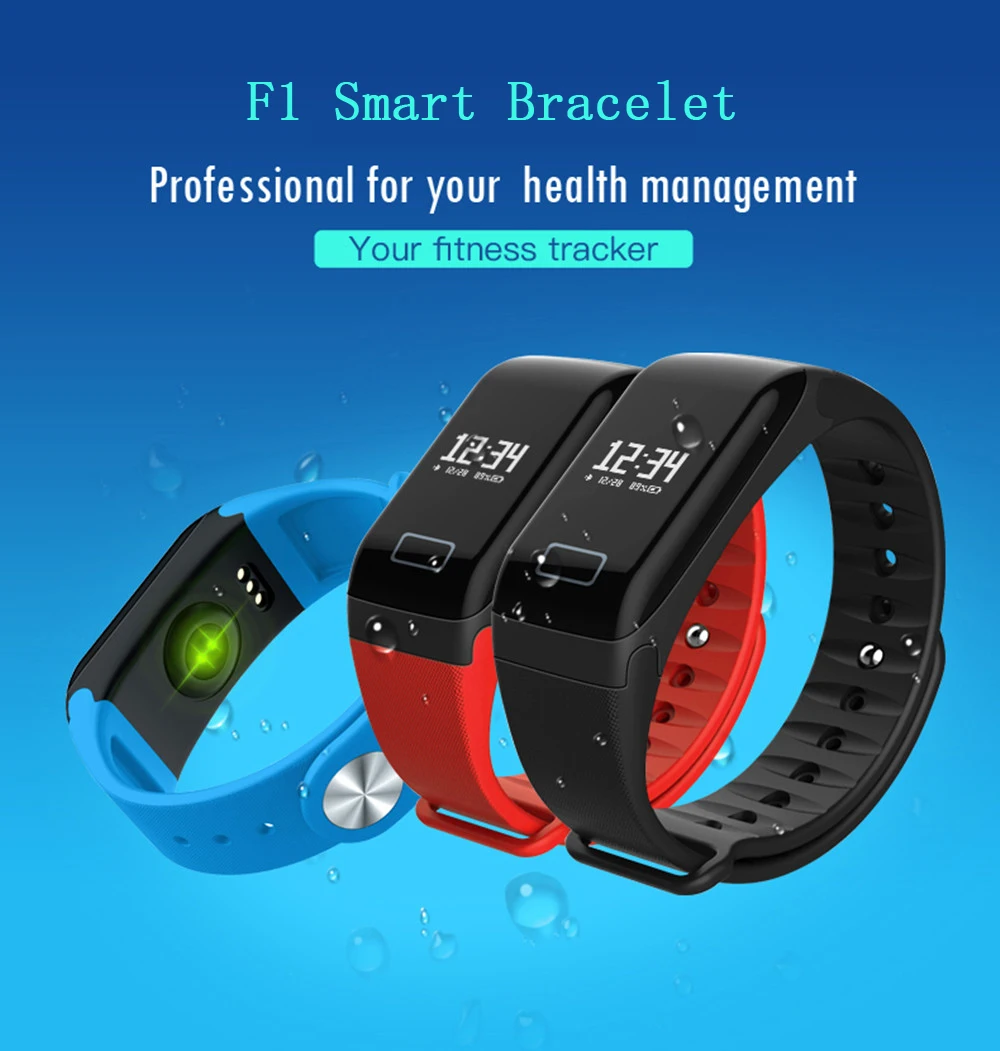F1 умный браслет Podometer, умный браслет, пульсометр, пульсометр, умные часы, измерение артериального давления, пульс, часы