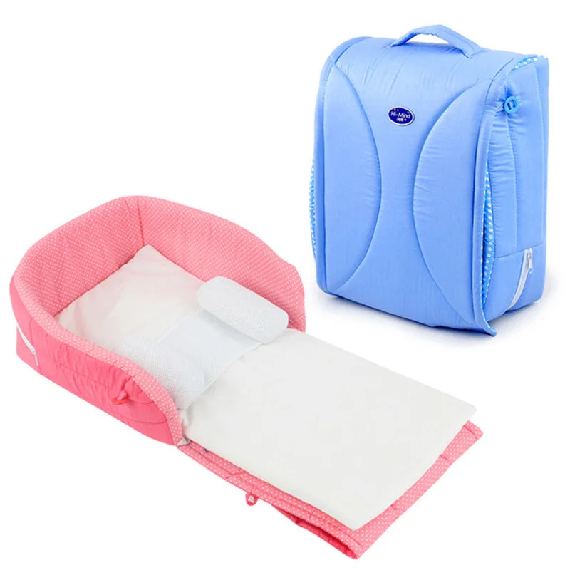 new-0-6-months-portable-baby-cribs-newborn-travel-sleep-bag-infant-travel-bed-cot-bumpers-portable-folding-baby-bed-mummy-bags