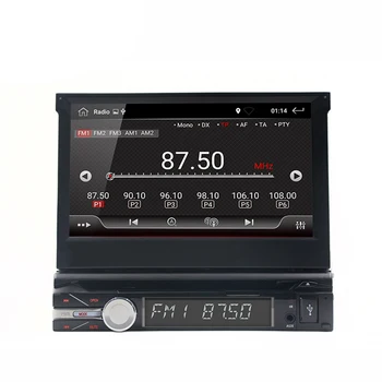 

Android 8.1 Quad-Core 1 Din Car Video Player GPS Navigation In-dash Detachable Front Panel Car Radio Stereo with BT 2+16GB