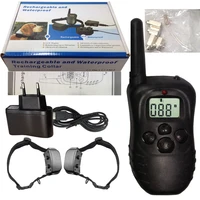 For 2 dogs 100lv shock LCD display 998DR 2 dogs Remote Control Dog Training Collar Rechargeable Waterproof Pet Training Collar