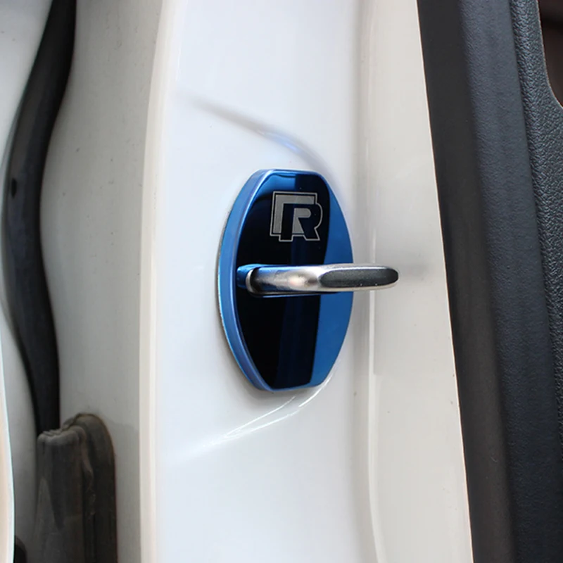 سيارة التصميم سيارة الباب قفل غطاء حماية حالة لسكودا Kodiaq اوكتافيا A5 A7 السريع Karoq اليتي رائع ل VW Golf باسات تيغوان