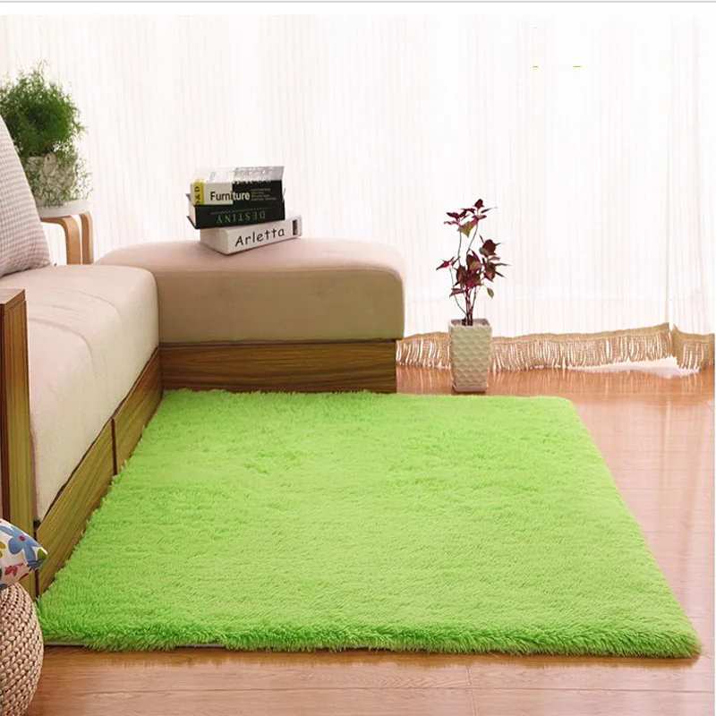 Простой современный скандинавский журнальный столик для гостиной ковер для гостиной спальни - Цвет: Fruit green
