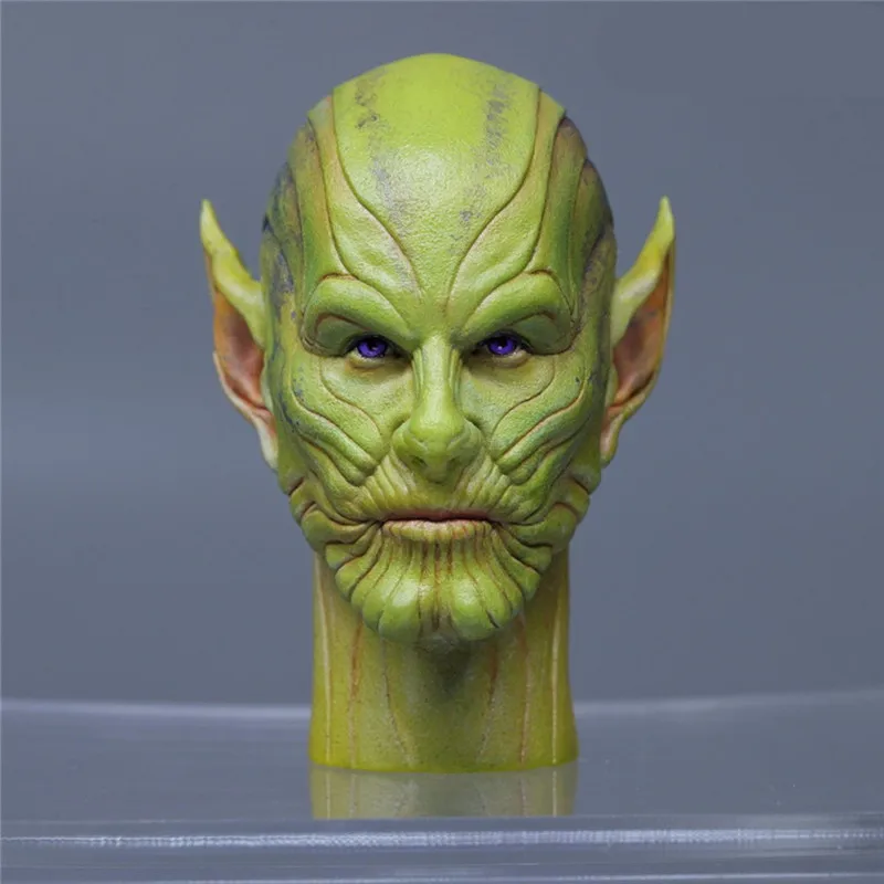 

Presale The Avengers 4 Captain Marvel Skrull Star People Talo Head Statue Figure Collect Model Toy (Delivery Period:60 Day) M854