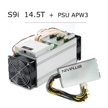 AntMiner S9i 14,5 T Биткоин Майнер ASIC BTC битмайнер с APW PSU источник питания