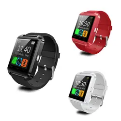 Лидер продаж U8 smart bluetooth наручные часы Мода SmartWatch U часы для iPhone Android Samsung HTC LG Sony 3 цвета