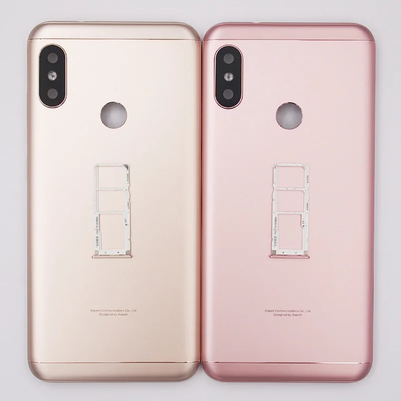 

BaanSam New Battery Back Cover For Xiaomi Mi A2 Lite/Redmi 6 Pro Housing Case With Power Volume Buttons+SIM Card Tray
