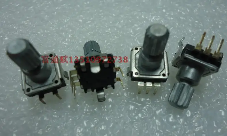 

[ BELLA]Japanese ALPS pine EC11-30 under genuine encoder pulse switch coding switch 360 bit 17mm with switch-20PCS/LOT