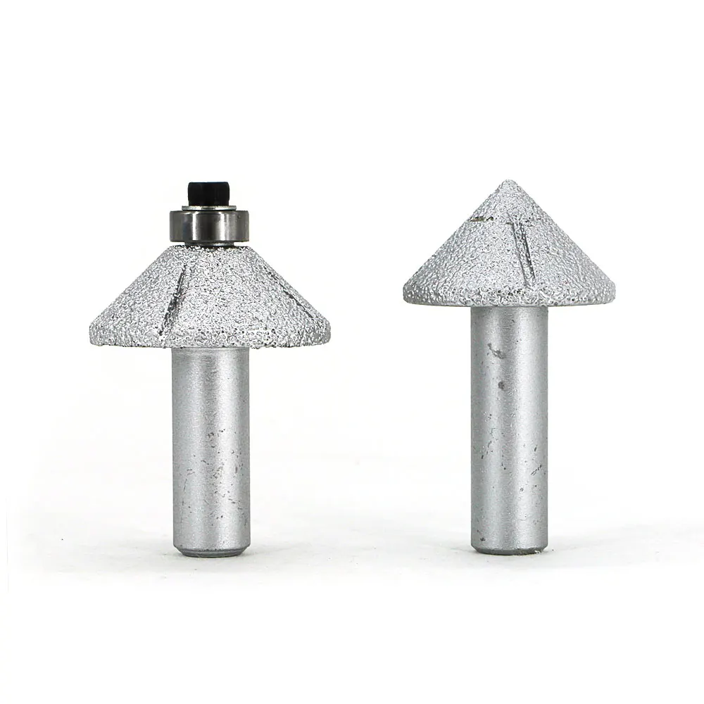 Brazed diamond inclined angle milling cutter mounted for marble grinding for grinding, patchwork of marble machine GJ016 Brazed diamond inclined angle milling cutter mounted for marble grinding for grinding, patchwork of marble machine GJ016