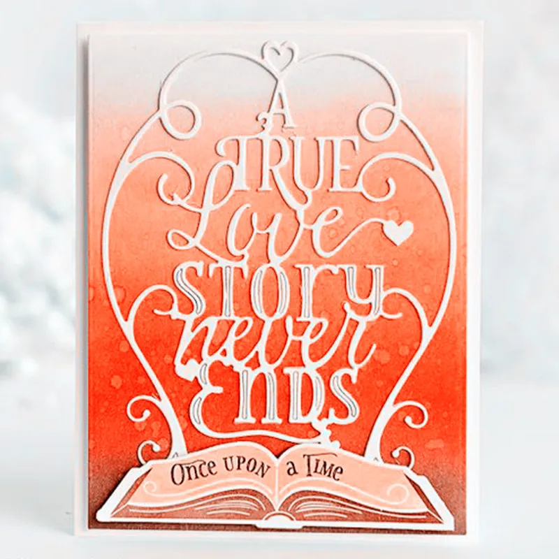 

Love Story Metal Cutting Dies Stencil for DIY Scrapbooking Photo Embossing Paper Cards Decorative Crafts Die Cuts