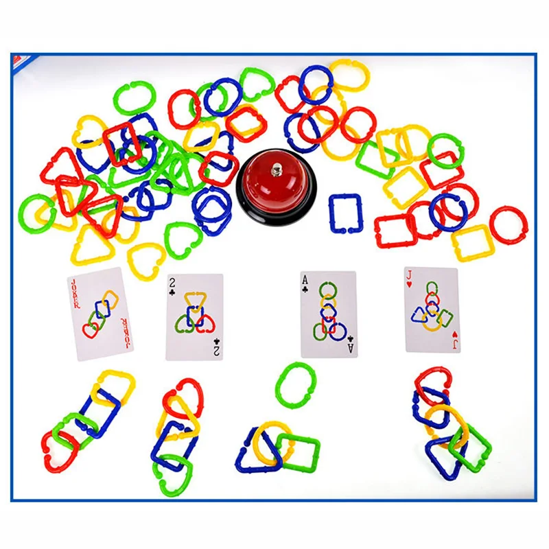 Кольцо настольная игра образование Логические помехи игры Высокое качество пластик обучающая игра с английским Instruc