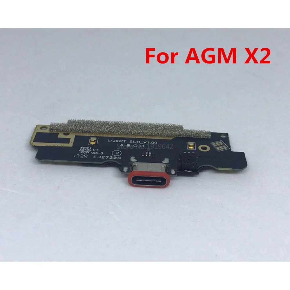 Для AGM X2 USB плата зарядное устройство вилка ремонт аксессуары Замена для AGM MANN X2 5,5 дюймов мобильного телефона