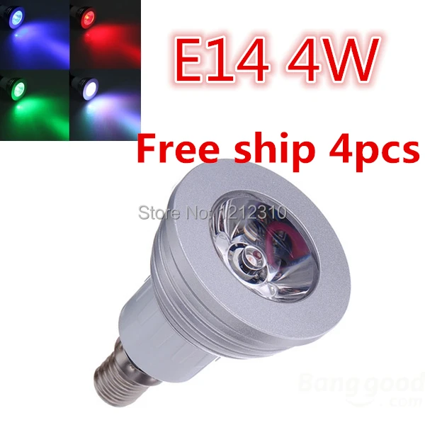 Новое поступление 4 Вт E14 RGB 16 цветов светодиодный ная лампочка лампы