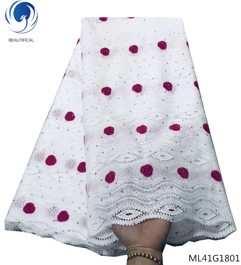

BEAUTIFICAL cheap cord lace fabric dress lace fabric 2019 lace fabric new arrival water soluble design for party ML41G18