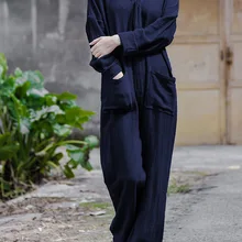 Весенние новые женские винтажные Комбинезоны с карманами Свободные Большие размеры женские Длинные повседневные Комбинезоны Боди забавная одежда