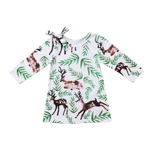 Платье с цветочным узором для маленьких девочек праздничное пышное платье принцессы с юбкой-пачкой Рождественский костюм очаровательное рождественское платье с цветочным принтом для маленьких девочек