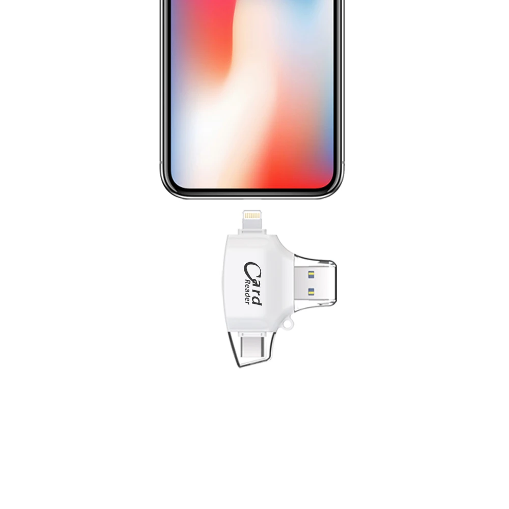 Kawau устройство для чтения карт памяти Micro Sd Usb sd карта адаптер для iPhone 8 7 PLUS 5 5S 6S 6/samsung/LG Android OTG телефоны