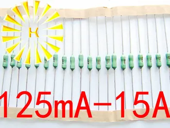 

FREE SHIPPING 100PCS x 125mA-15A 125/250V 2.4*7mm Axial Lead Green Fuse 2.4 x 7 1A 2A 3A 4A 5A Fast Blow PICO Resistance Fuse