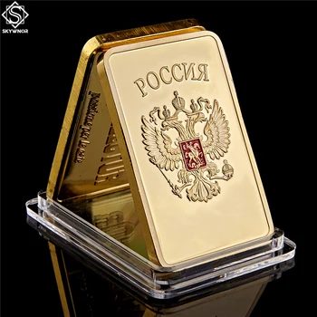 

Gold Bullion Bar USSR National Emblem Gold Bar Soviet Commemorative Souvenir Coin Metal Decoration Gifts