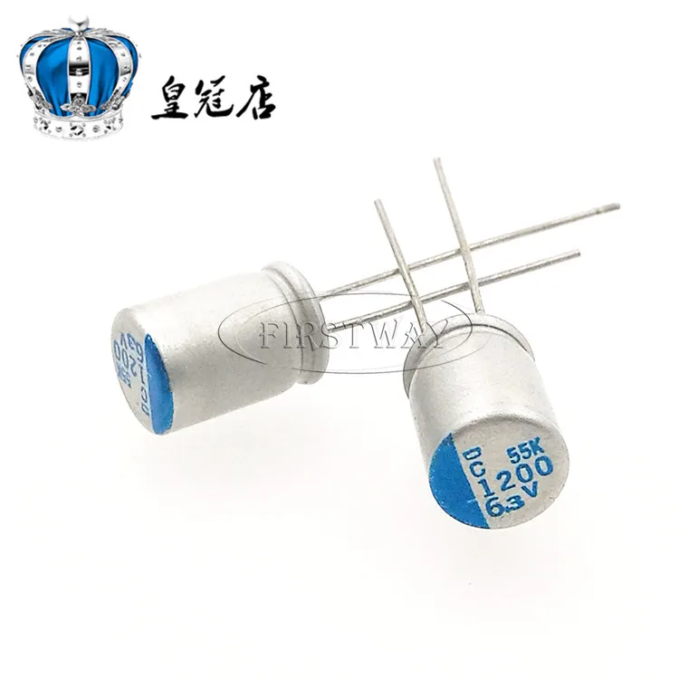 

Solid capacitors 6.3V1200UF 8 * 12 motherboard capacitance 1200UF 6.3V 8 * 12mm