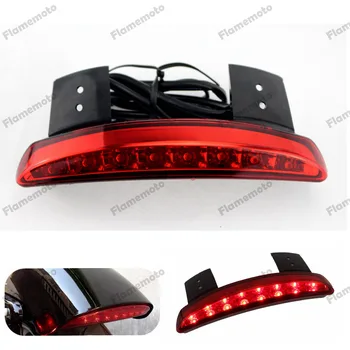 

Motorcycle Mudguard LED Tail Lights Fender Taillight Waterproof Red Light Tail Rear Back Lamp for Sportster XL883N 1200N XL1200V