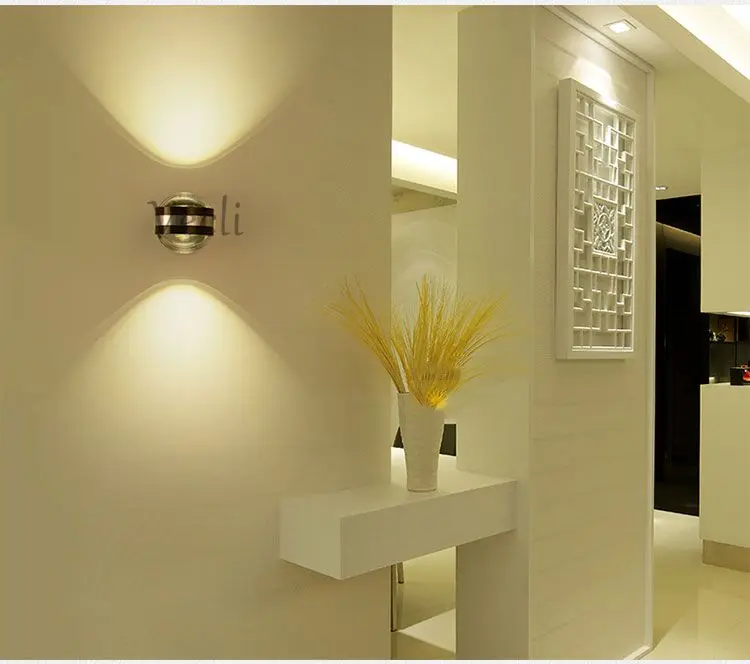 para Cima para Cima para Baixo Lâmpada de Parede Decoração do Hotel Sala de Estar Lâmpadas do Corredor de Cabeceira Baixo Levou Moderno Interior Luz Quarto tv Fundo Imagem Sutiã 8 quarto cabeceira tv fundo imagem lâmpada parede corredor sutiã